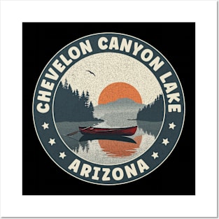 Chevelon Canyon Lake Arizona Sunset Posters and Art